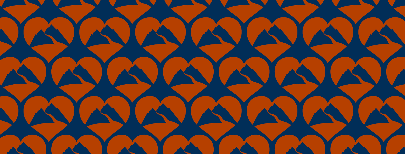 Heart pattern with the State Bank Northwest logo